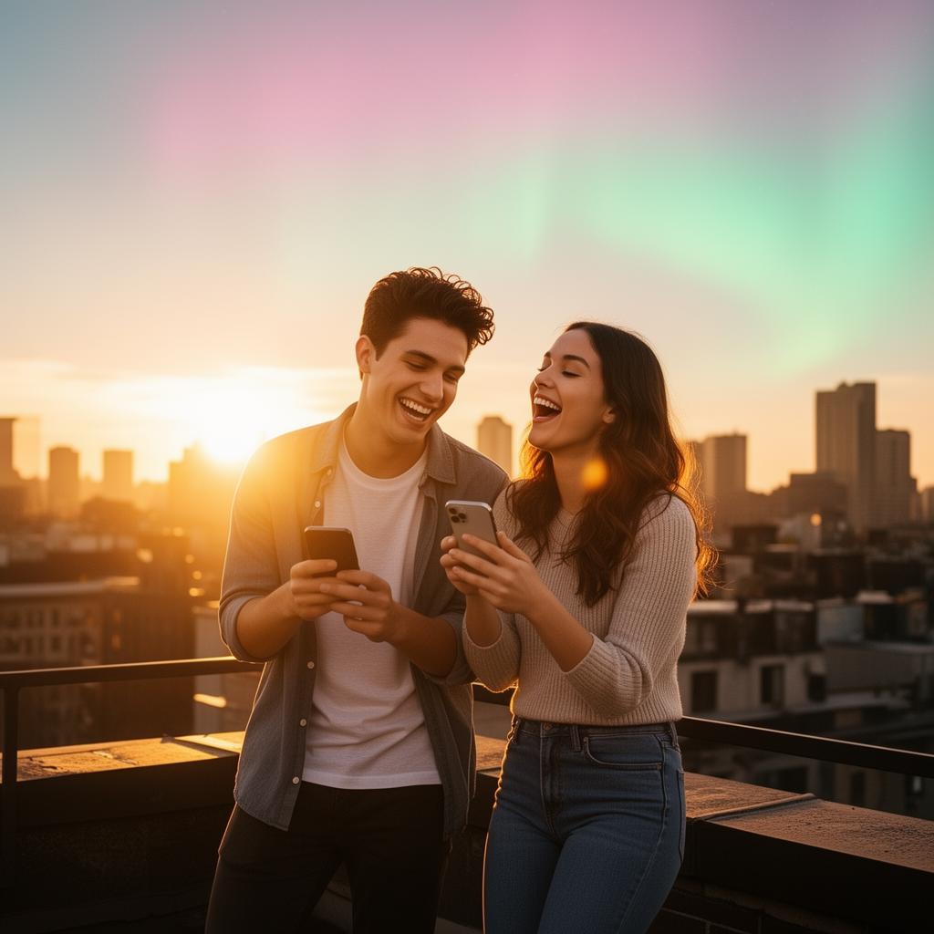 A couple using Boundless Mobile