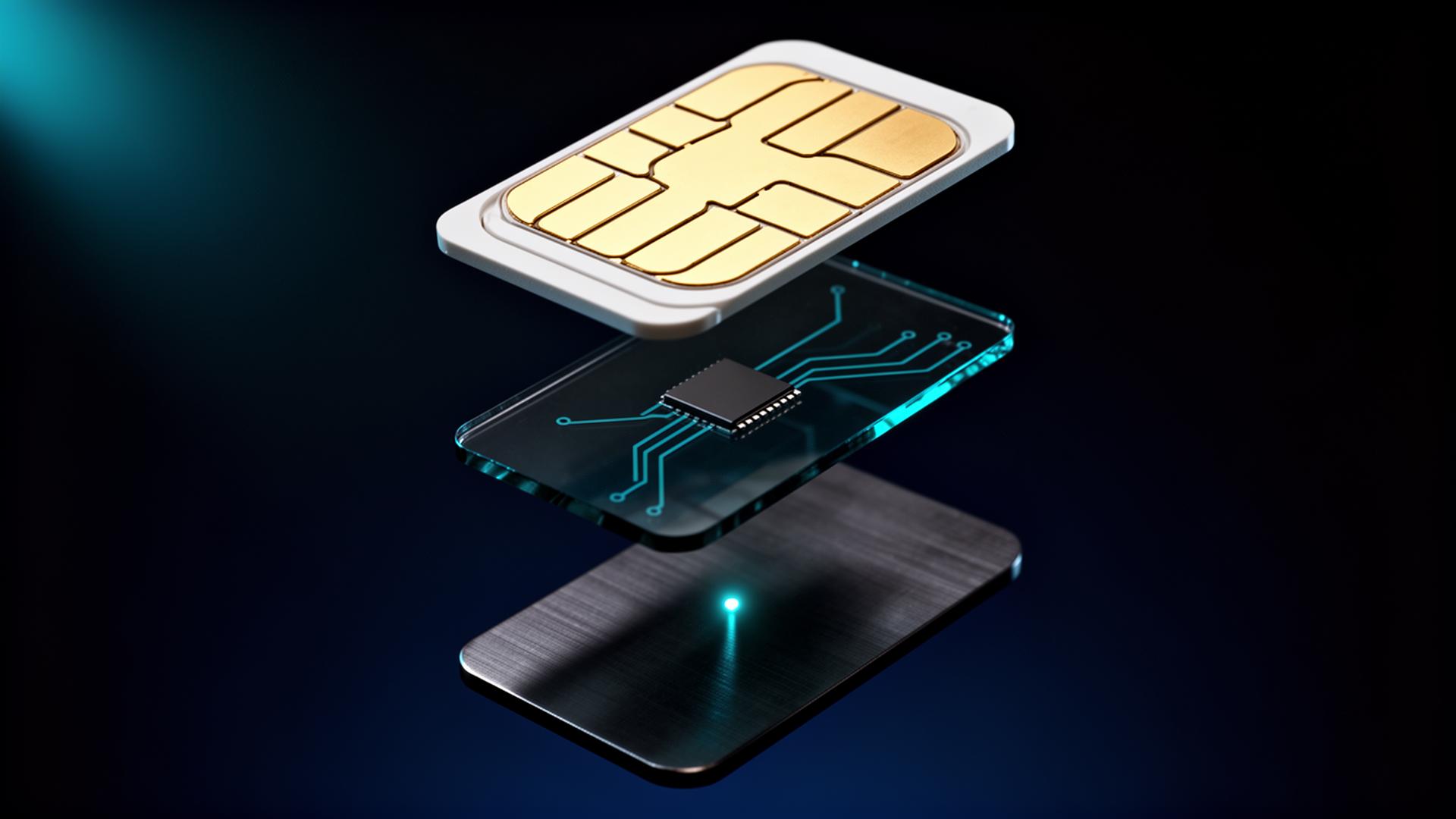 Boundless 2.0 SIM  -  exploded view of three substrates