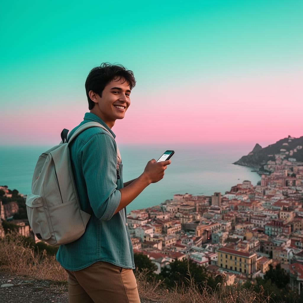 A young professional using Boundless Mobile